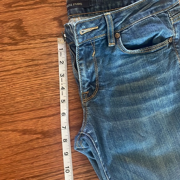 VIGOSS STUDIO women’s THE JAGGER BOOTCUT low rise jeans cotton spandex 7/8 w29 - Picture 12 of 15